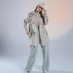 بارانی کوتاه ژیله دار