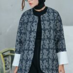 مانتو طرحدار مچ سفید