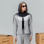 کت و شلوار زنانه بزایاق پروانه ای