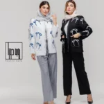 کت گلدوزی پاپیونی