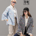 کت پوپلین نواردار