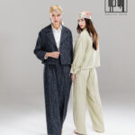 کت وشلوار کوک دوزی دکمه قلبی