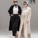 مانتو بلند بغل چاکدار