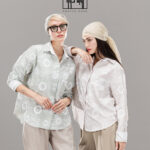 شومیز دیپلمات گلدار