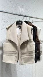 وست خز زیپ دار - Image 2