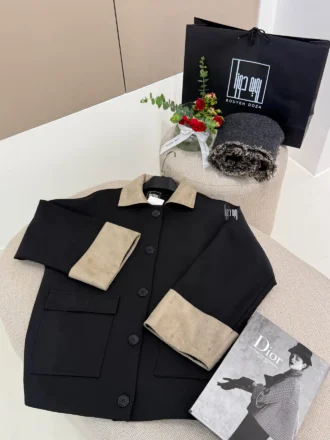 کت پرادا یقه جیر